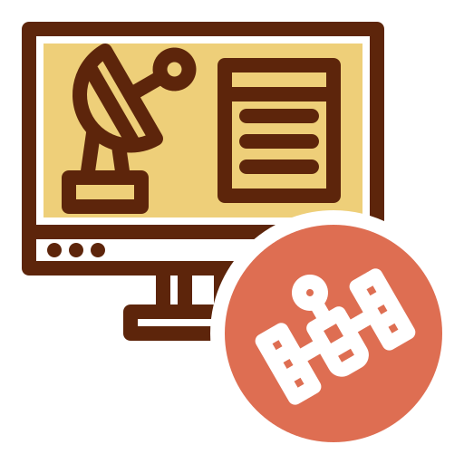 satélite icono gratis