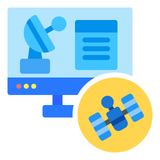 satélite icono gratis