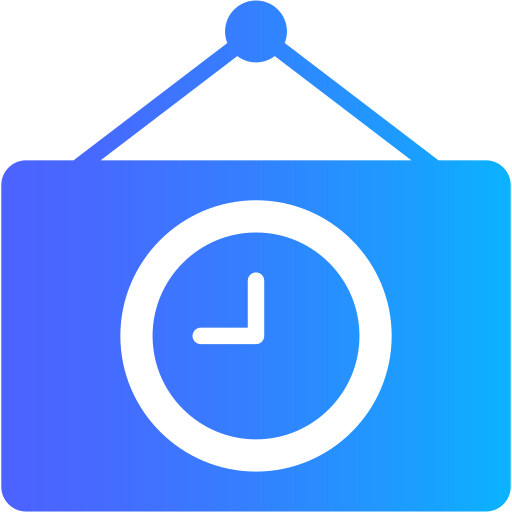 horario de apertura icono gratis