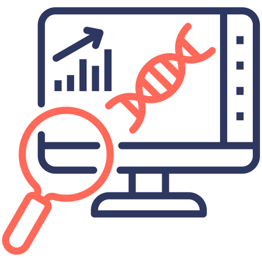 análisis de adn icono gratis