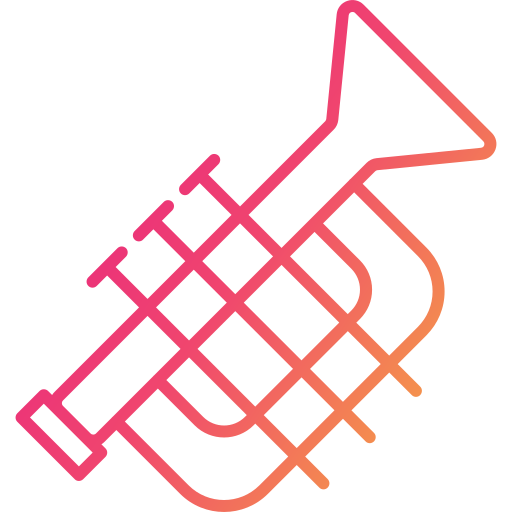 trompeta icono gratis