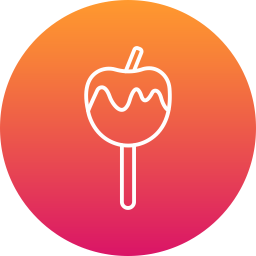 pomme caramélisée Icône gratuit pomme caramélisée Icône gratuit