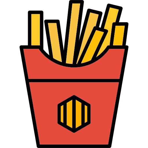 감자튀김 무료 아이콘