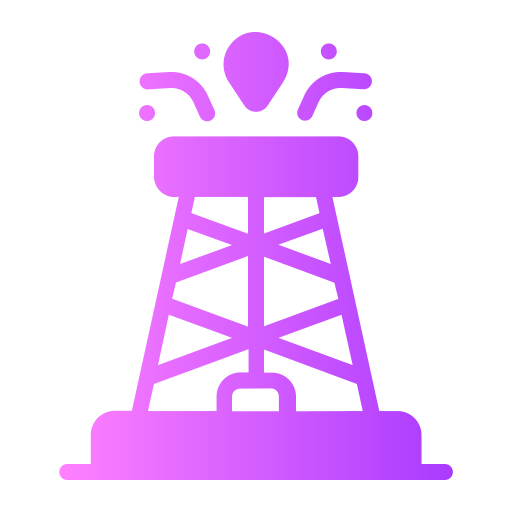 taladro petrolero icono gratis