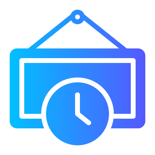 Temporary business closure free icon