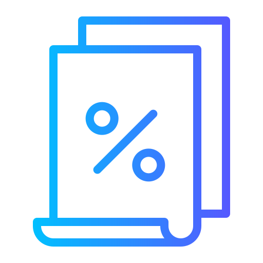 impuestos icono gratis