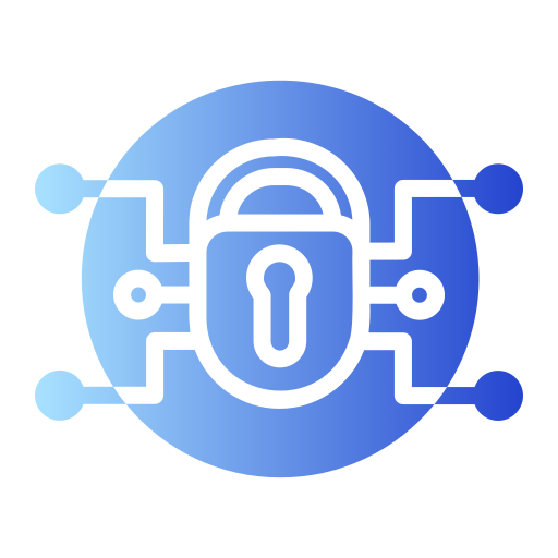 la seguridad cibernética icono gratis