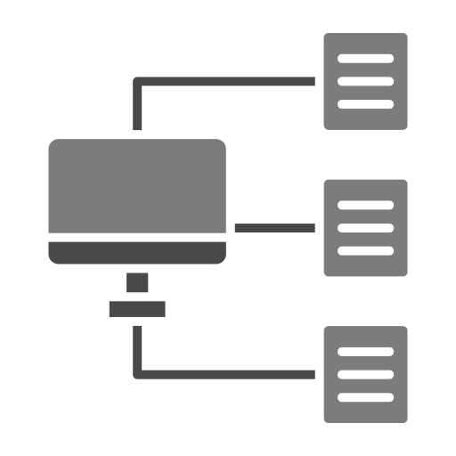 estructura jerarquica icono gratis