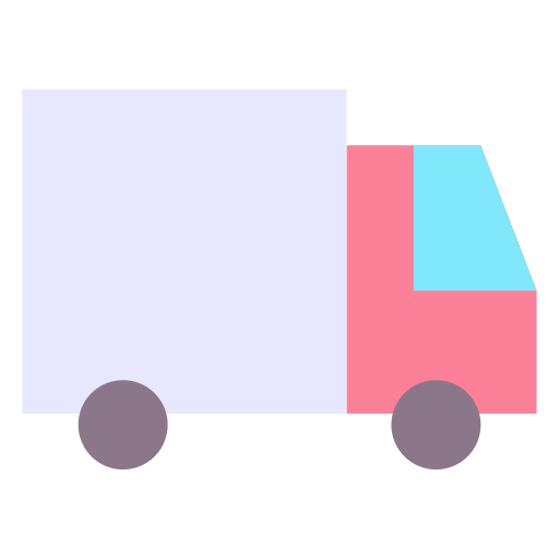 camión de reparto icono gratis