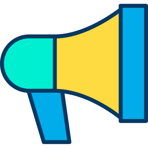 Megaphone Kiranshastry Lineal Color icon