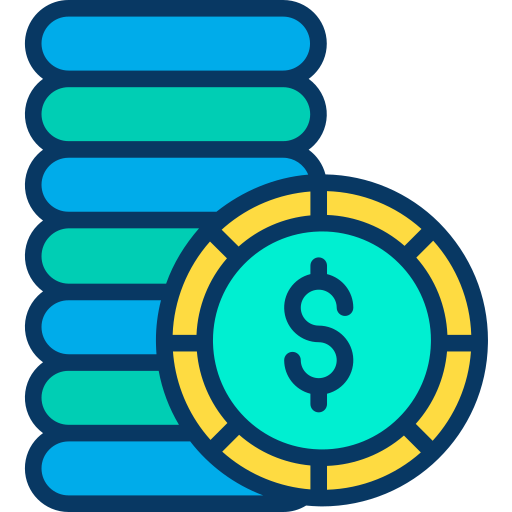 pièces de monnaie Icône gratuit