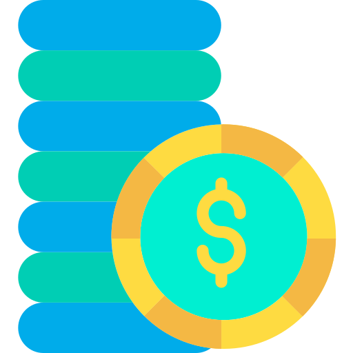 pièces de monnaie Icône gratuit