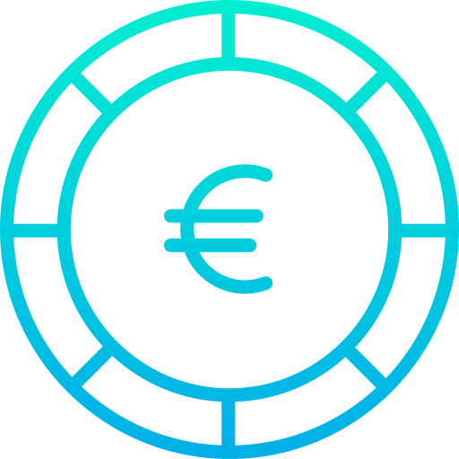 Euro icono gratis