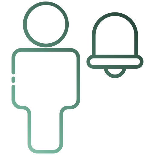 Alarm free icon