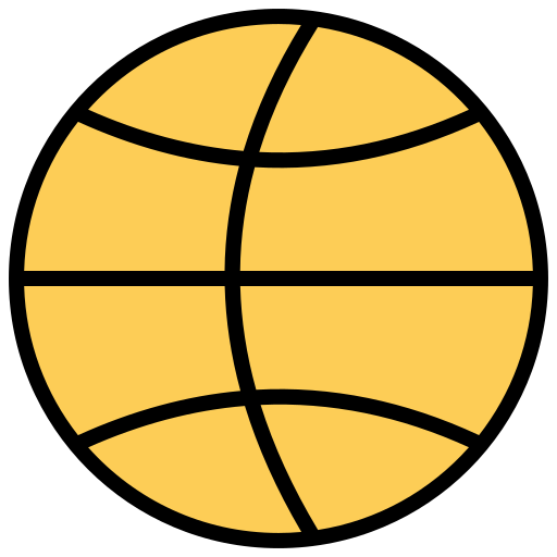 pelota de baloncesto icono gratis