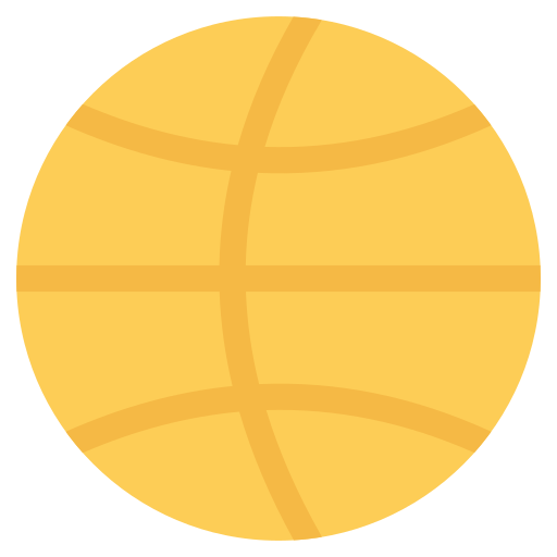 pelota de baloncesto icono gratis