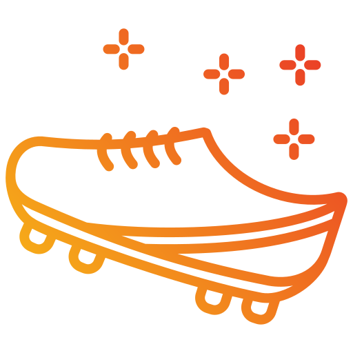 zapatos de fútbol icono gratis