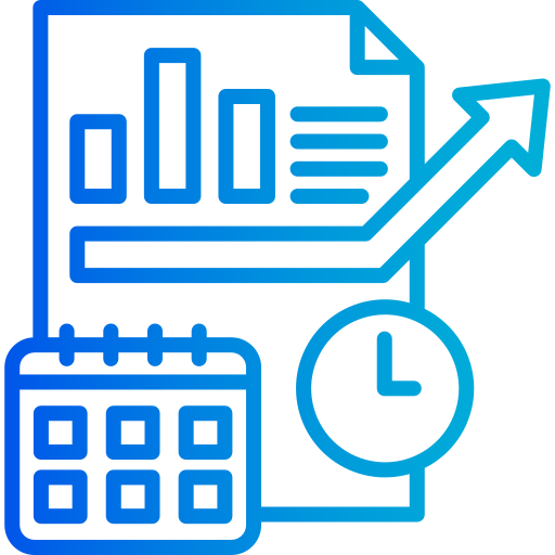 planificación a largo plazo icono gratis