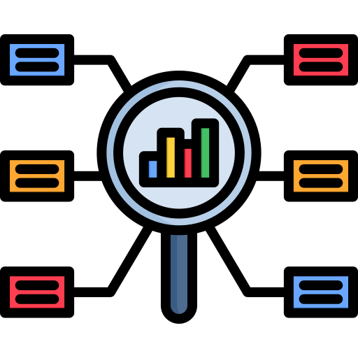 clasificación de datos icono gratis