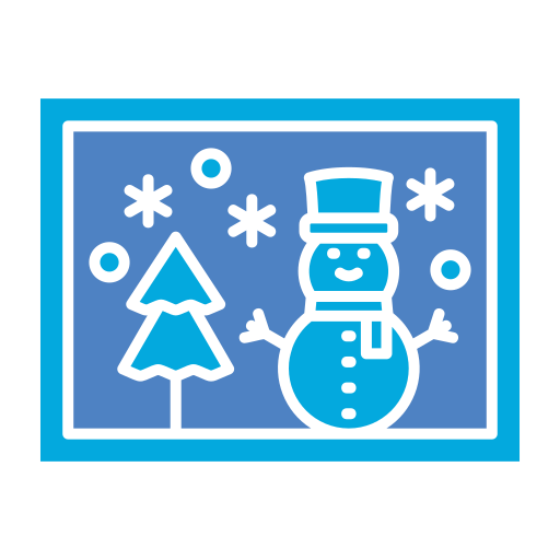 fotos de navidad icono gratis