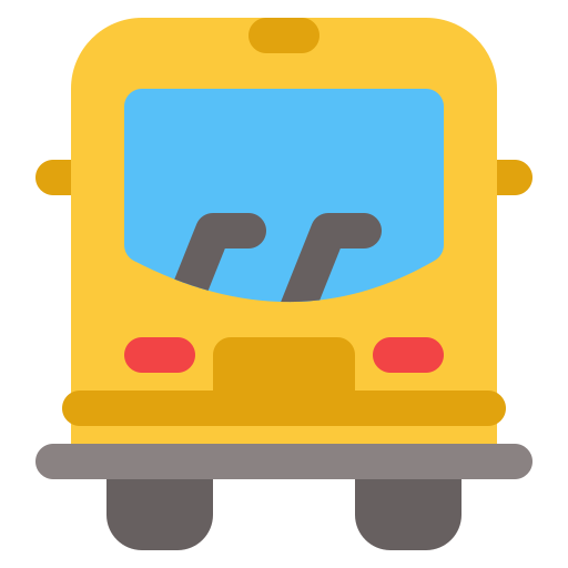 Школьный автобус бесплатно иконка Школьный автобус бесплатно иконка