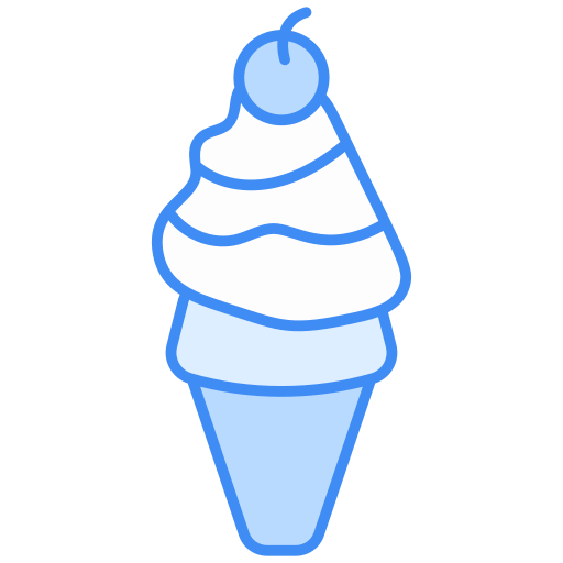 cucurucho de helado icono gratis