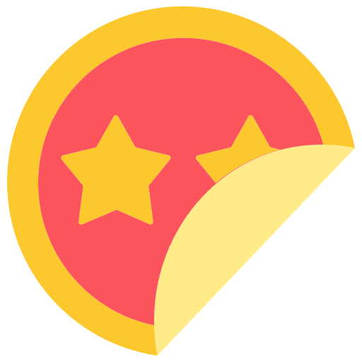 pegatina icono gratis