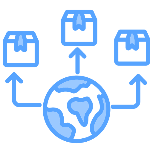 Distribution free icon