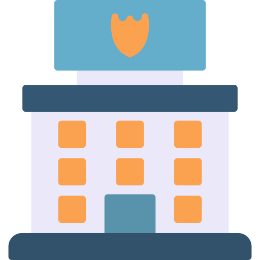 estación de policía icono gratis