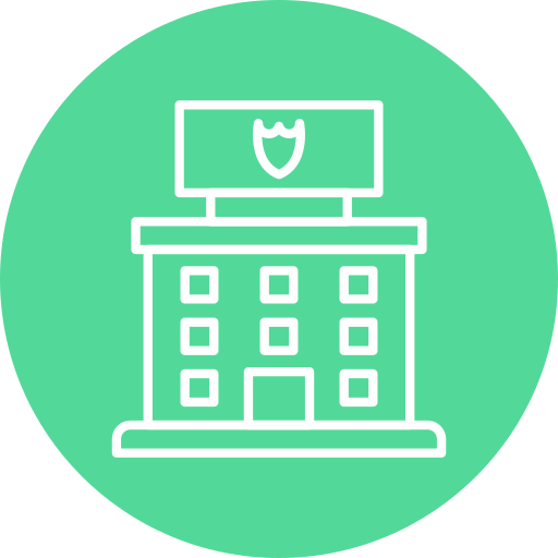 estación de policía icono gratis