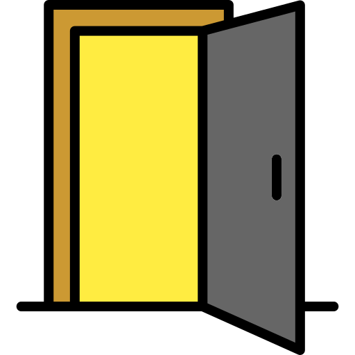 porta grátis ícone porta grátis ícone