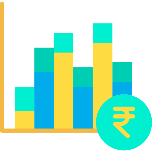 Profits Kiranshastry Flat icon