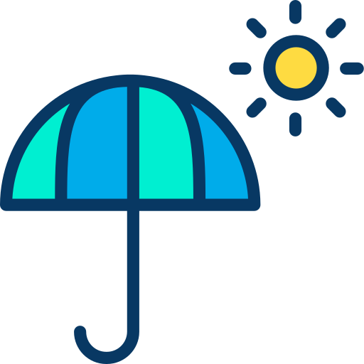 Parasol icono gratis