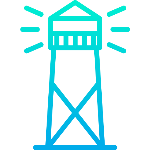 Torre de vigilancia icono gratis