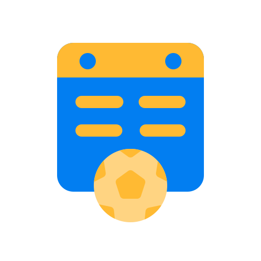 calendario de partidos icono gratis