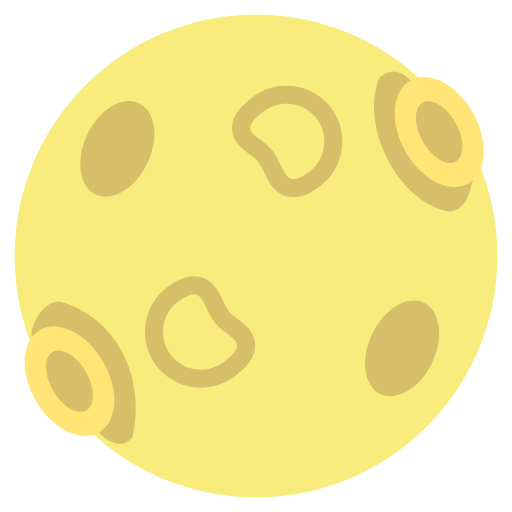 Moon craters free icon