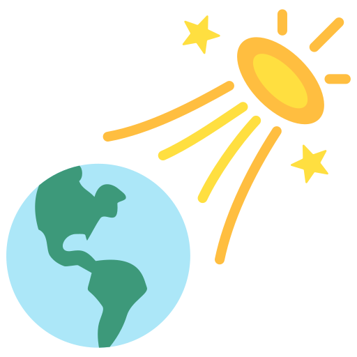 Cosmic radiation free icon Cosmic radiation free icon
