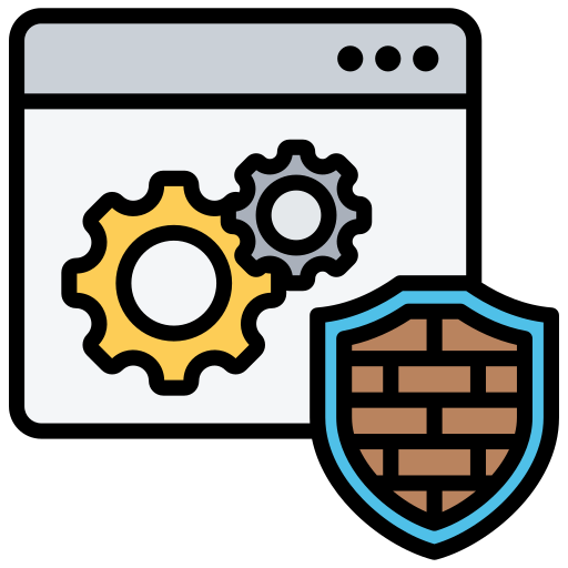 seguridad del cortafuegos icono gratis