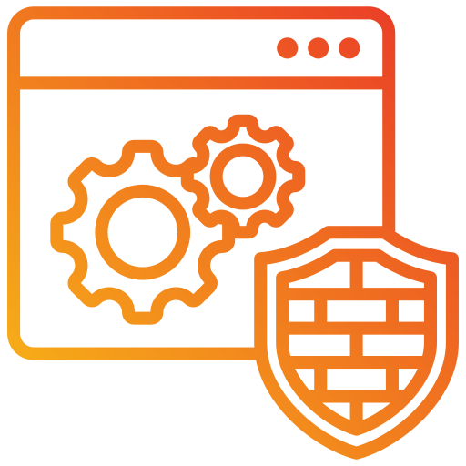 seguridad del cortafuegos icono gratis