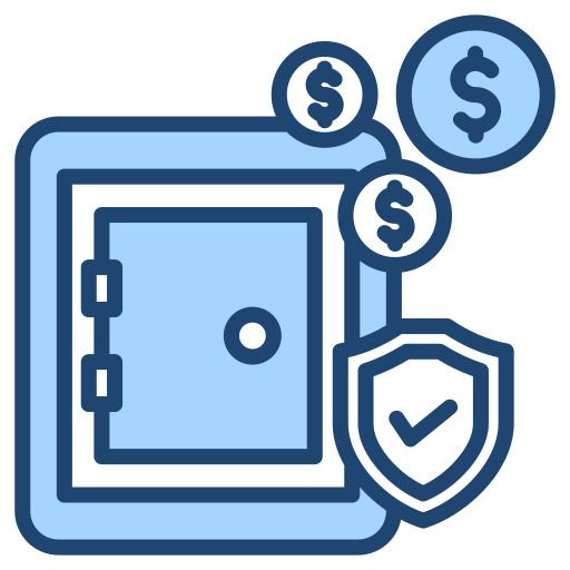 Financial security free icon