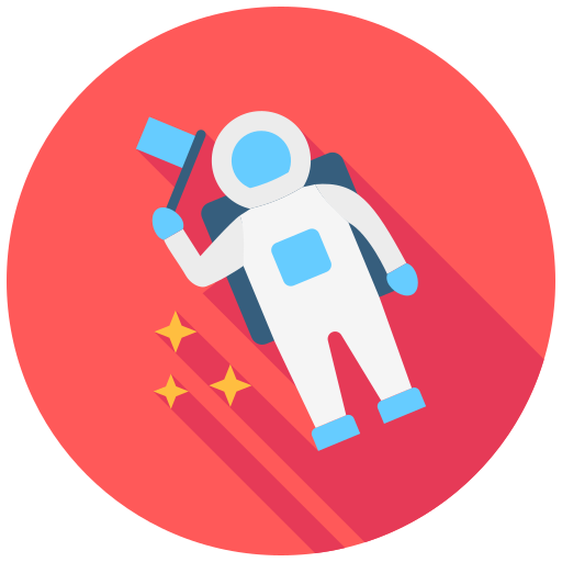 astronauta icono gratis