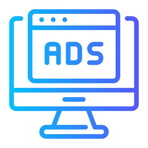 publicidad digital icono gratis