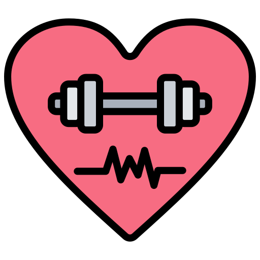 aptitud física icono gratis