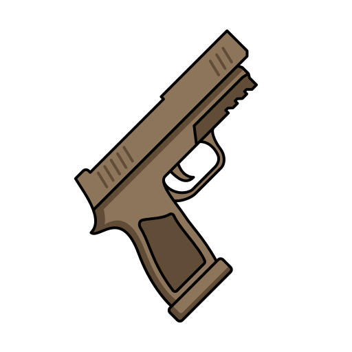 pistola de mano icono gratis