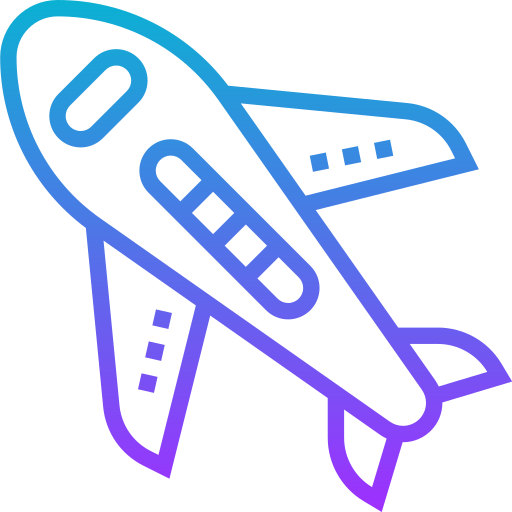 Aeroplane Meticulous Gradient icon