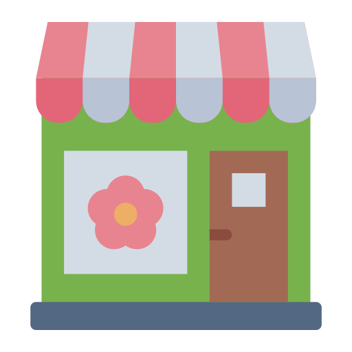 tienda de flores icono gratis