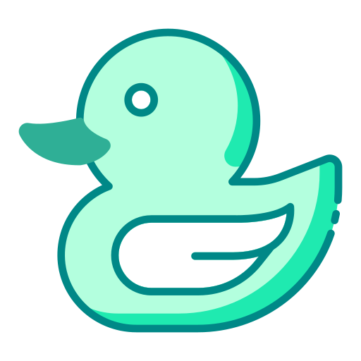 pato de goma icono gratis