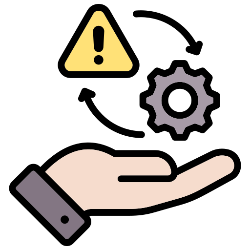 gestión de crisis icono gratis