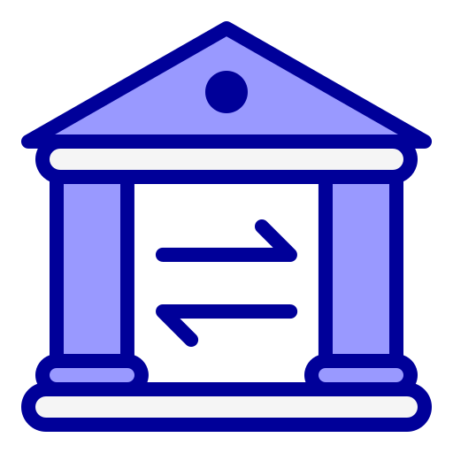 transferencia bancaria icono gratis