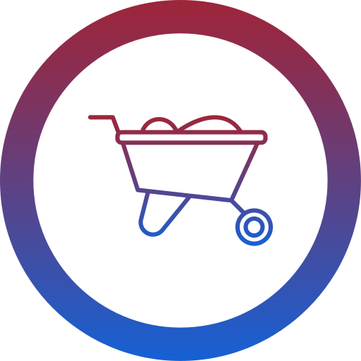 Wheelbarrow free icon Wheelbarrow free icon